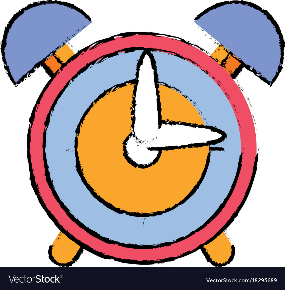 Round clock alarm object design