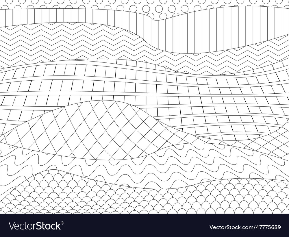 Stripe patchwork with abstract simple geometric Vector Image Stripe patchwork with abstract simple geometric