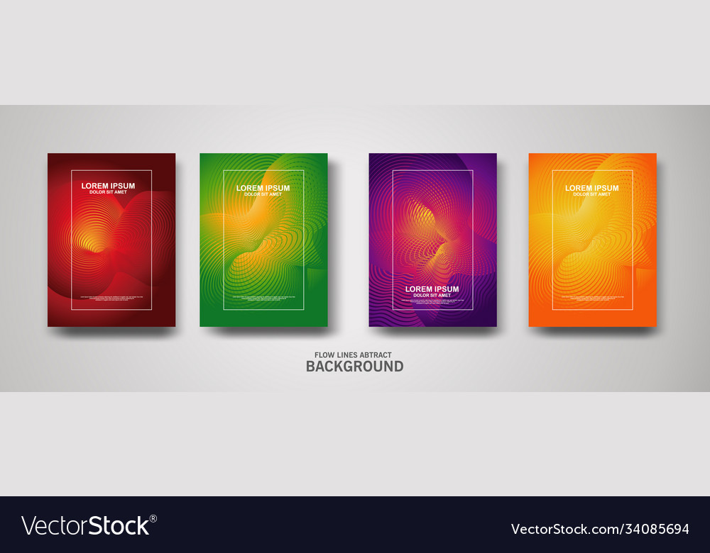 Abstract flow lines pattern background Royalty Free Vector