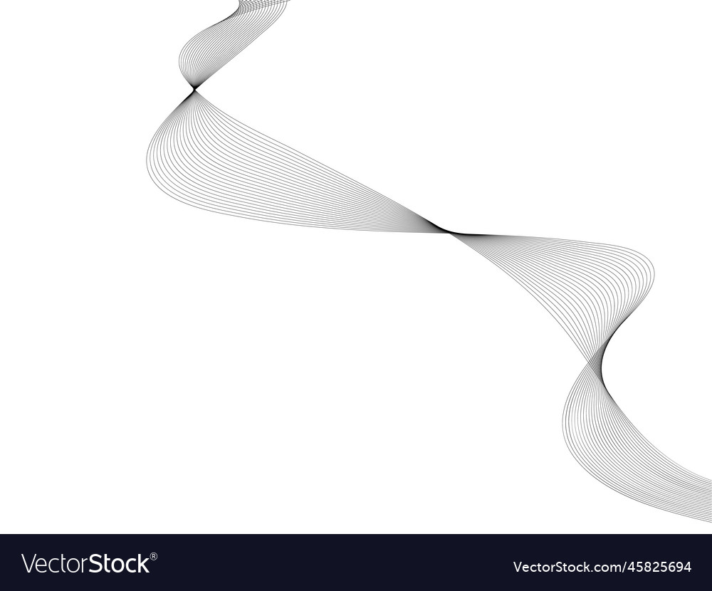 Abstract wave element for design digital