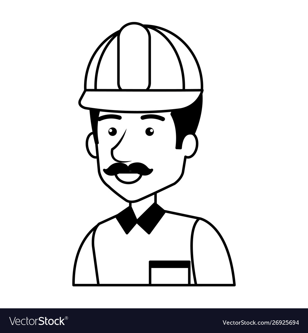 Builder constructor with helmet character