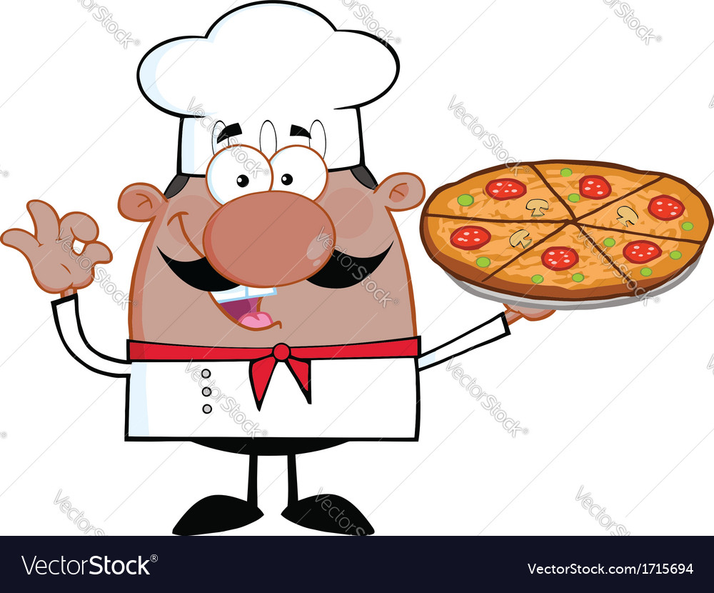 Cartoon chef Royalty Free Vector Image - VectorStock