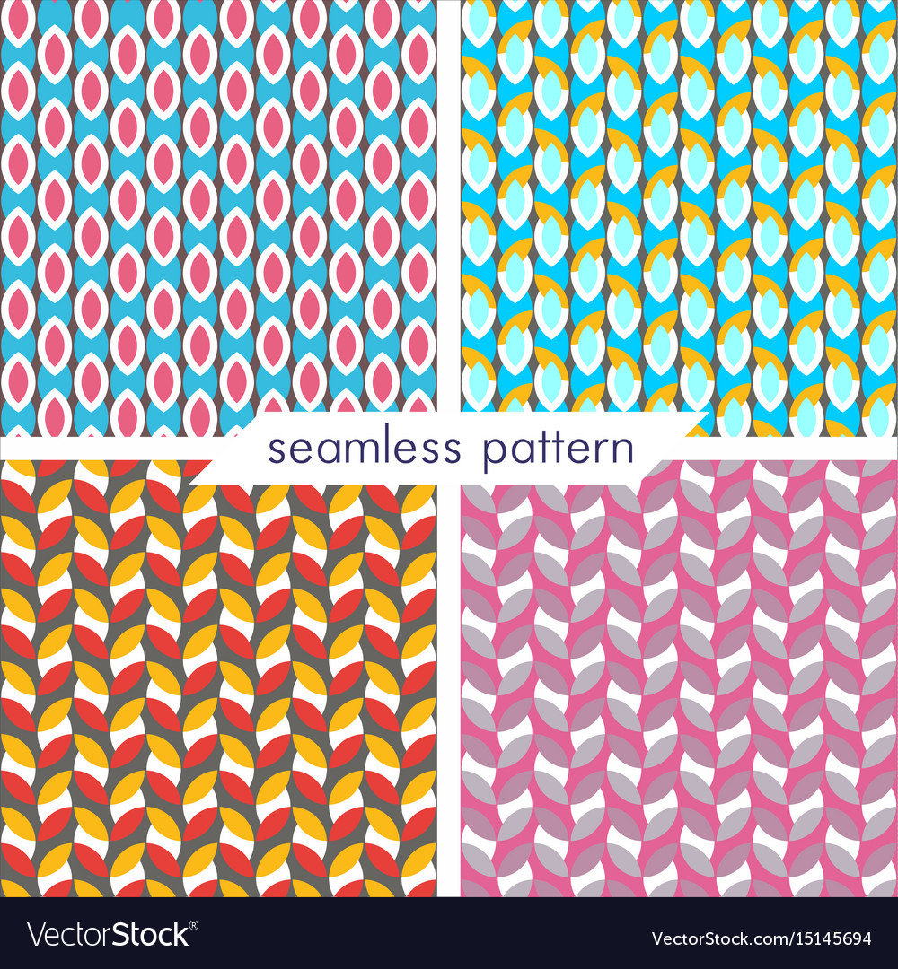 Geometric Pattern Set - Retro Shapes