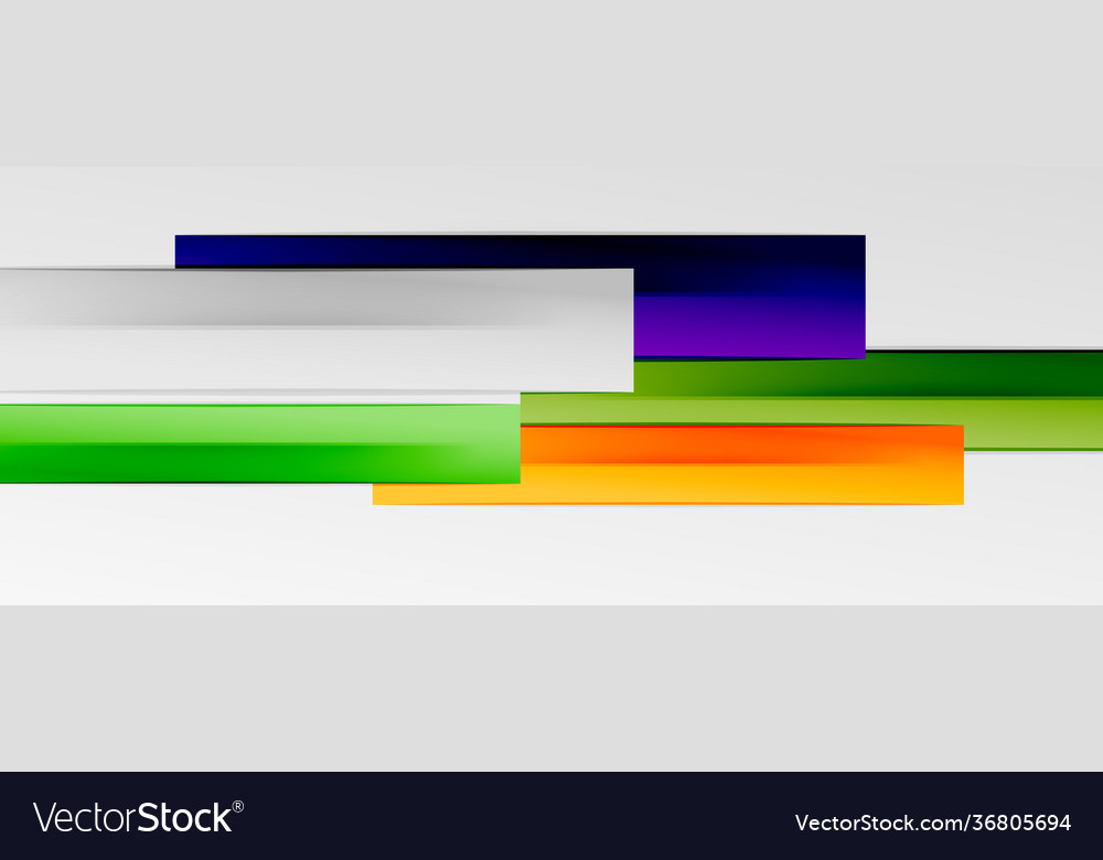 Multicolored lines background design template Vector Image Multicolored lines background design template