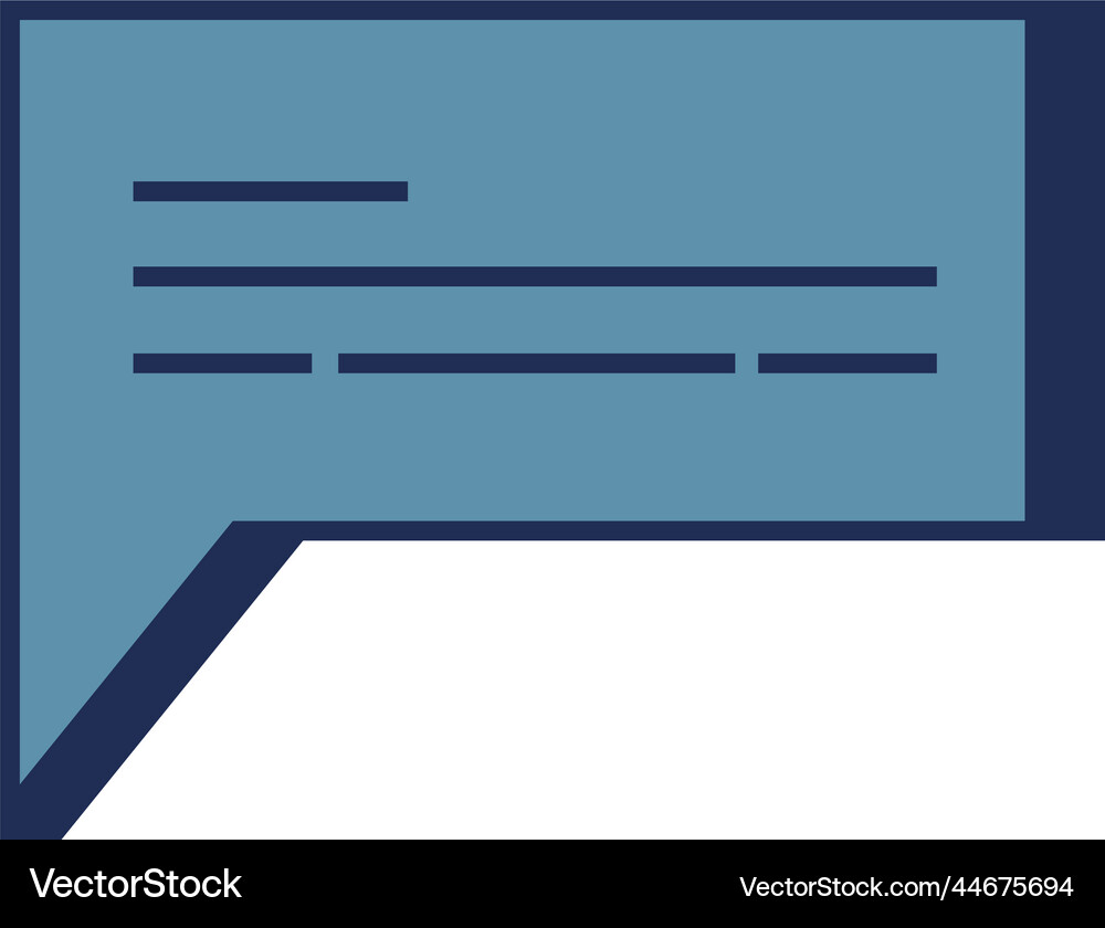 Speech bubble icon Royalty Free Vector Image - VectorStock