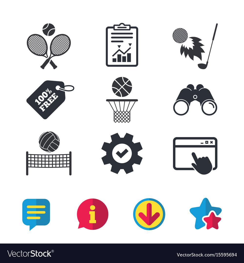 Sport Icons - Ball & Basket