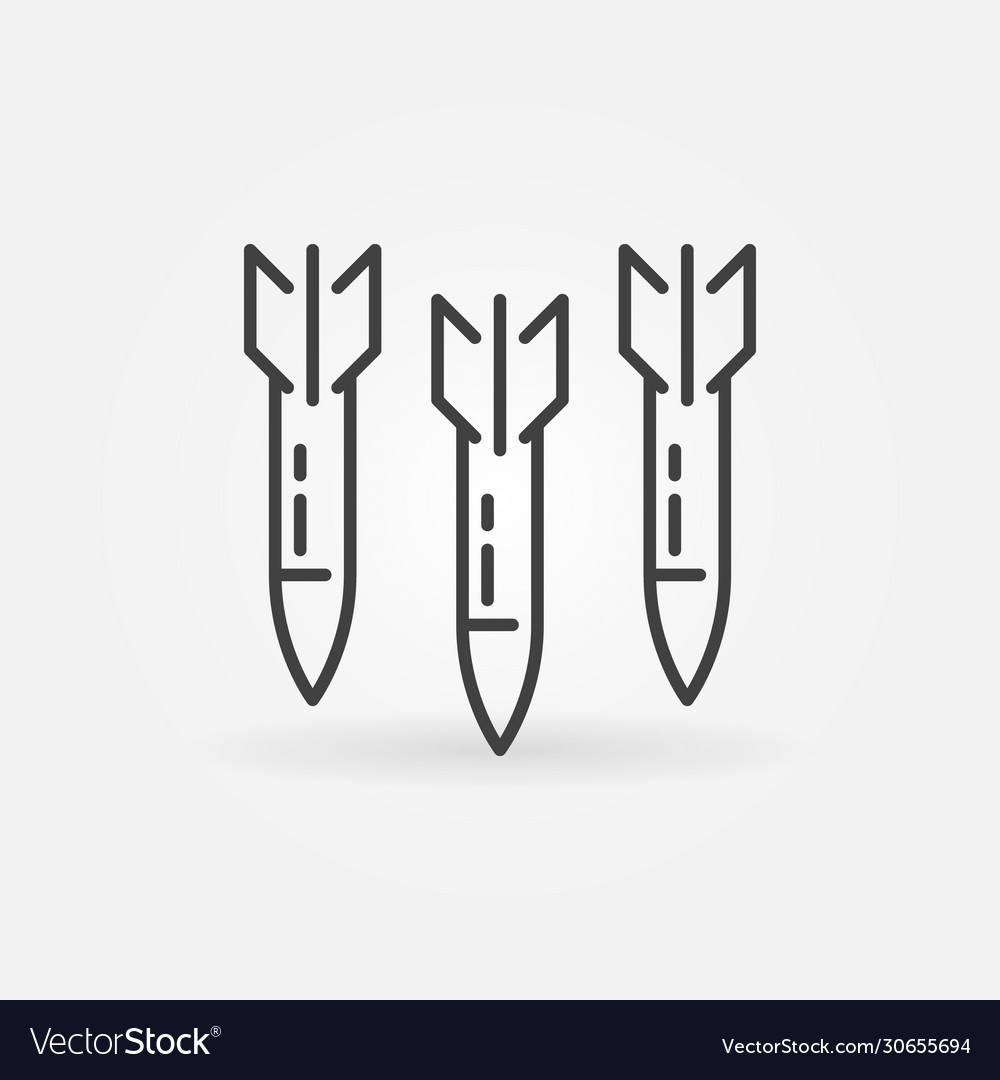 Three missiles air strike concept outline