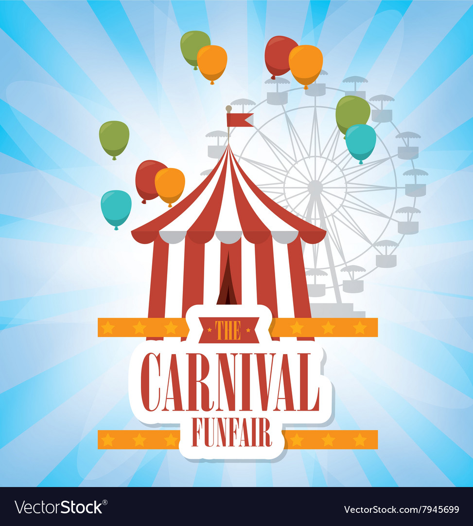 Circus carnival entertainment Royalty Free Vector Image