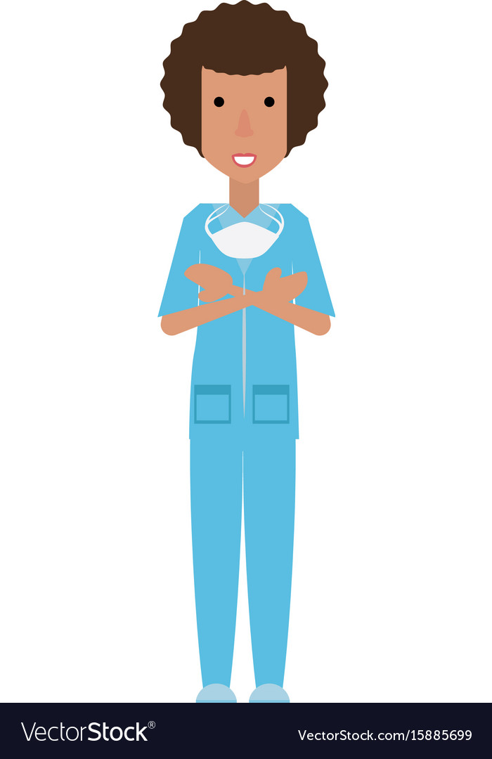 Cute doctor cartoon Royalty Free Vector Image - VectorStock