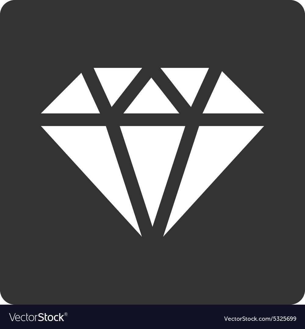 Diamond icon from commerce buttons overcolor set