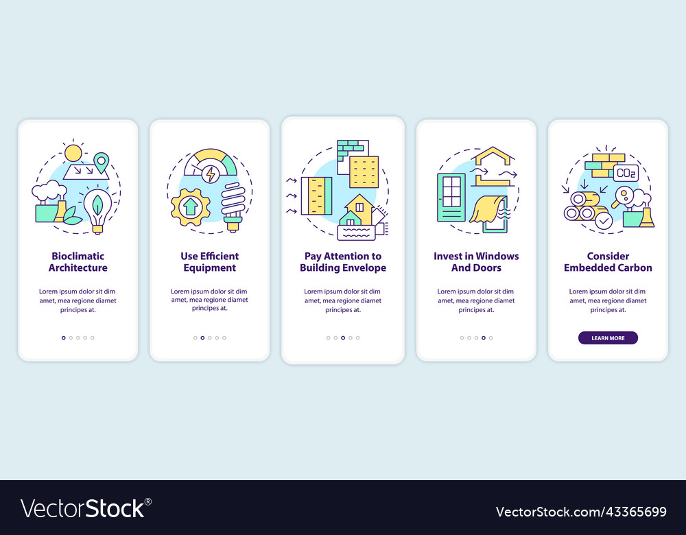 Net zero design approach onboarding mobile app