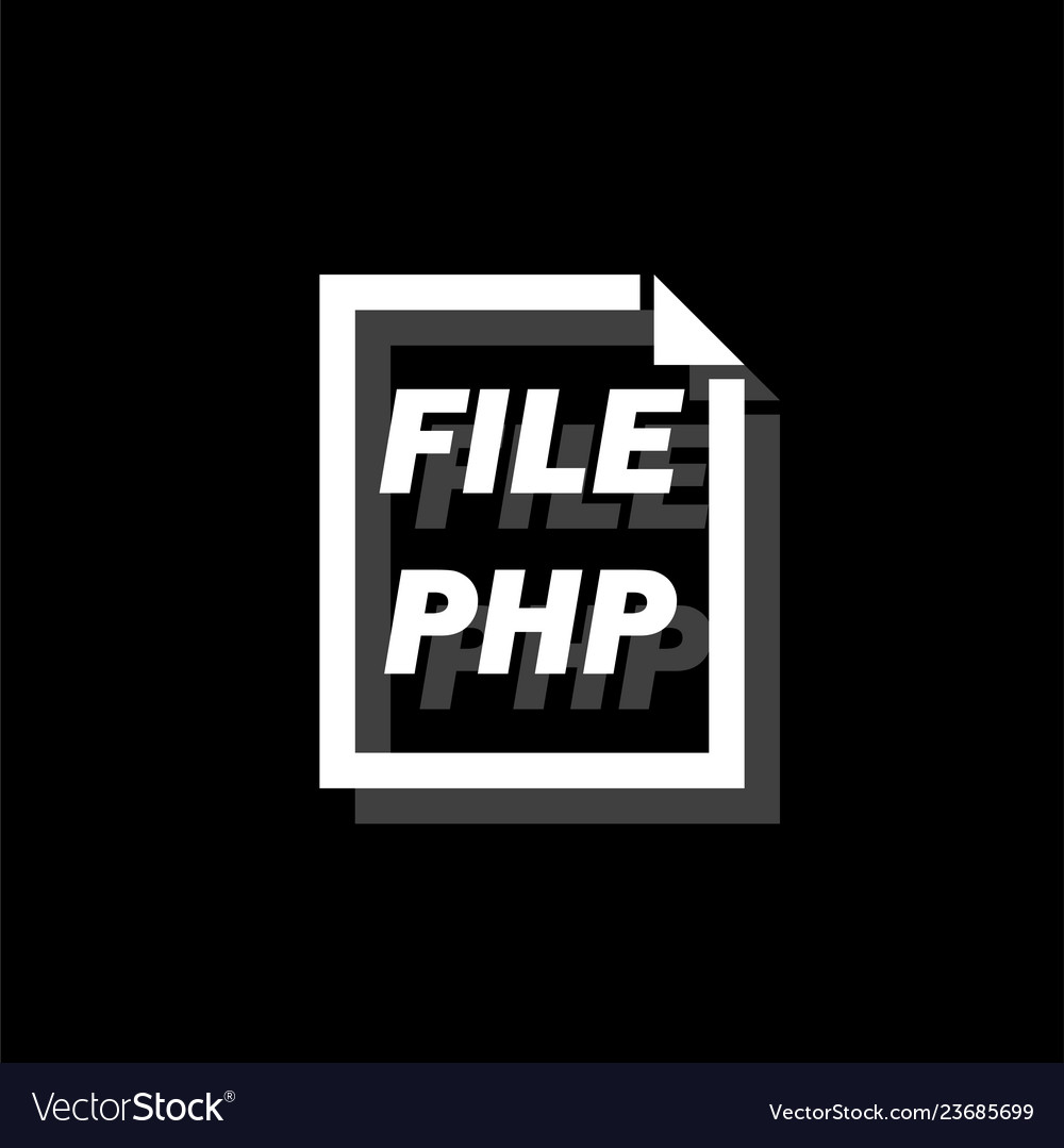 Php file icon flat