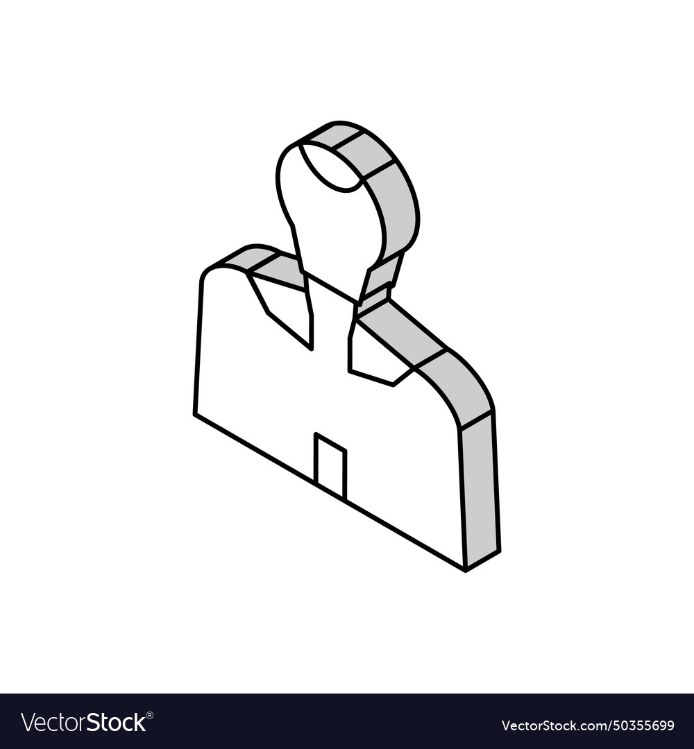 Robot machine isometric icon