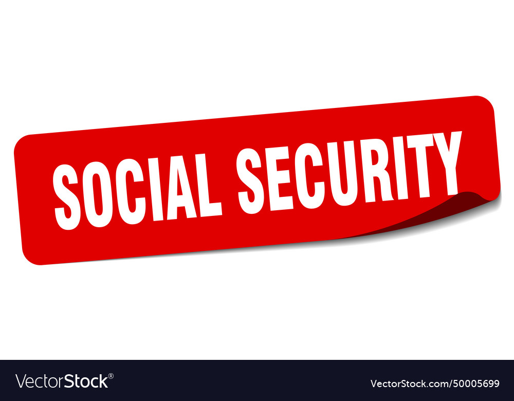 foreign social security number document label
