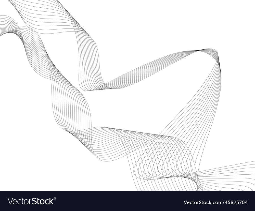 Abstract wave element for design digital Vector Image Abstract wave element for design digital