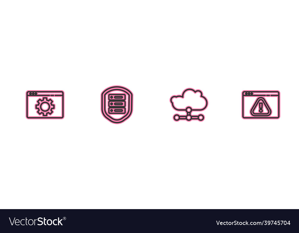 Set line browser setting network cloud connection