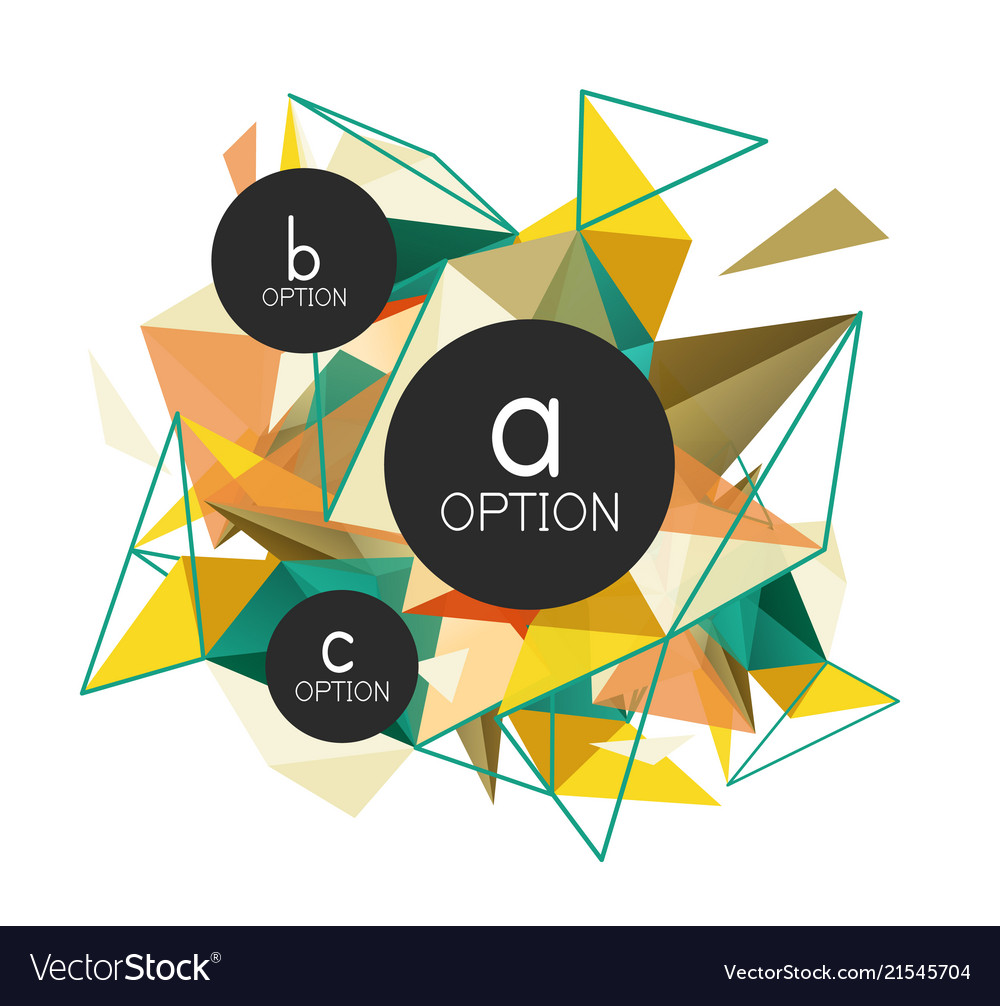 Triangle abstract background low poly