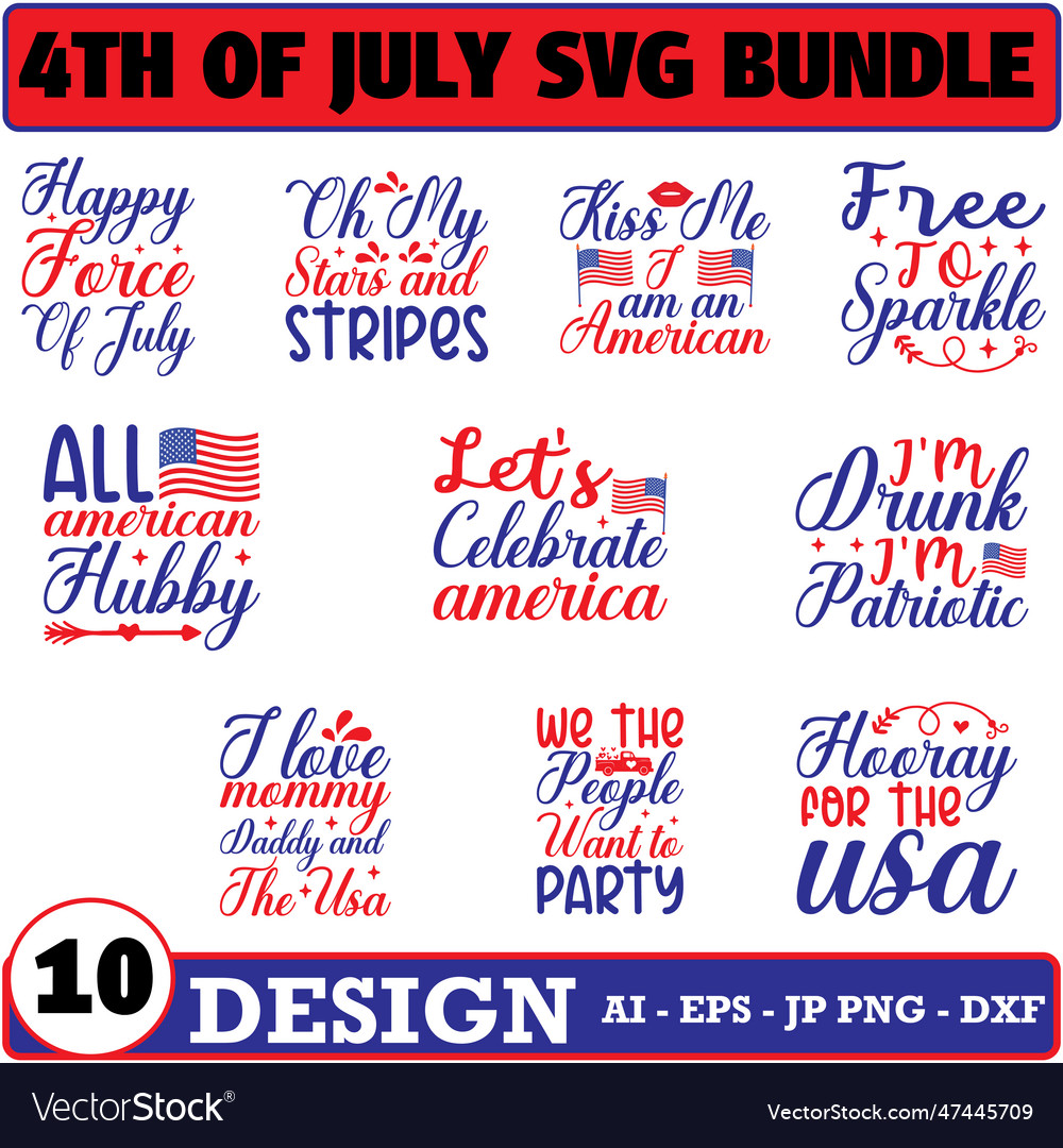 4th of july svg bundle