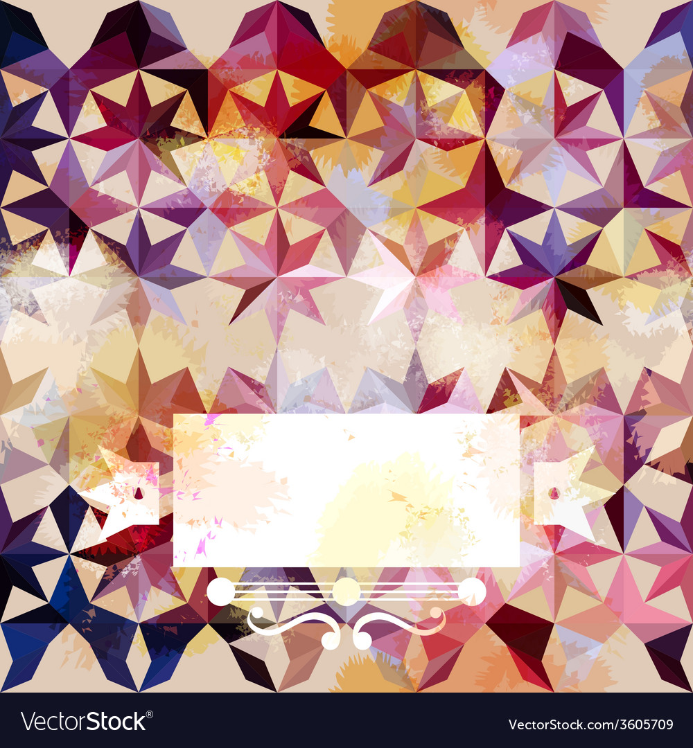 Colorful abstract triangular bright pattern