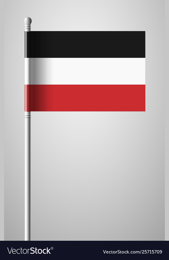 Historical flag upper volta national Royalty Free Vector