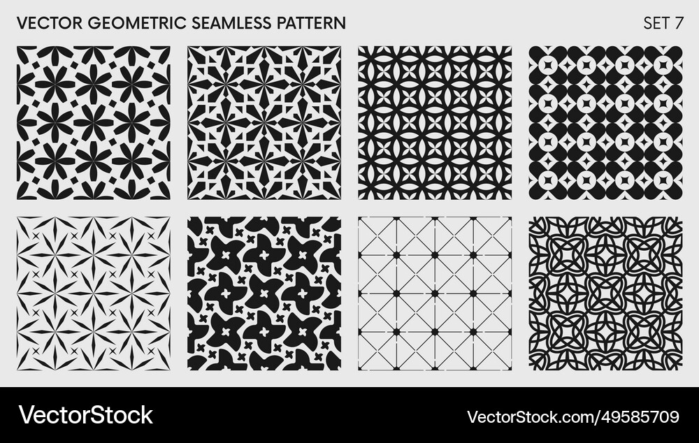 Seamless elegant abstract geometric pattern Vector Image