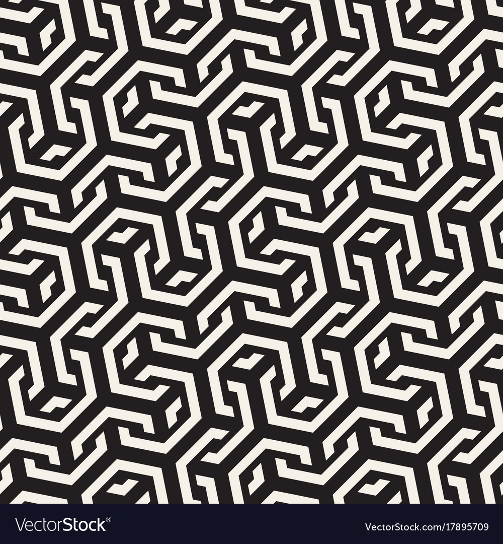 Seamless interlacing lines pattern