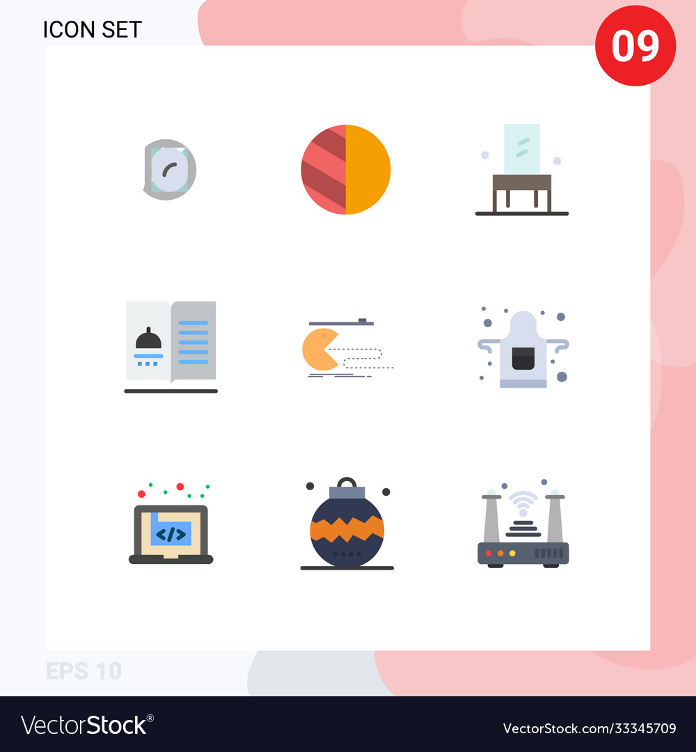 Set 9 modern ui icons symbols signs