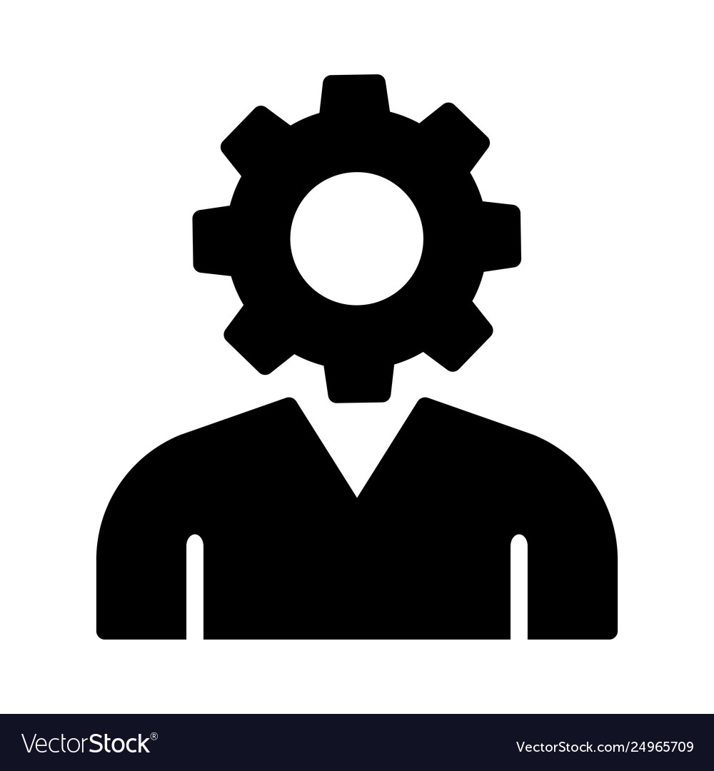 User setting vector image User setting
