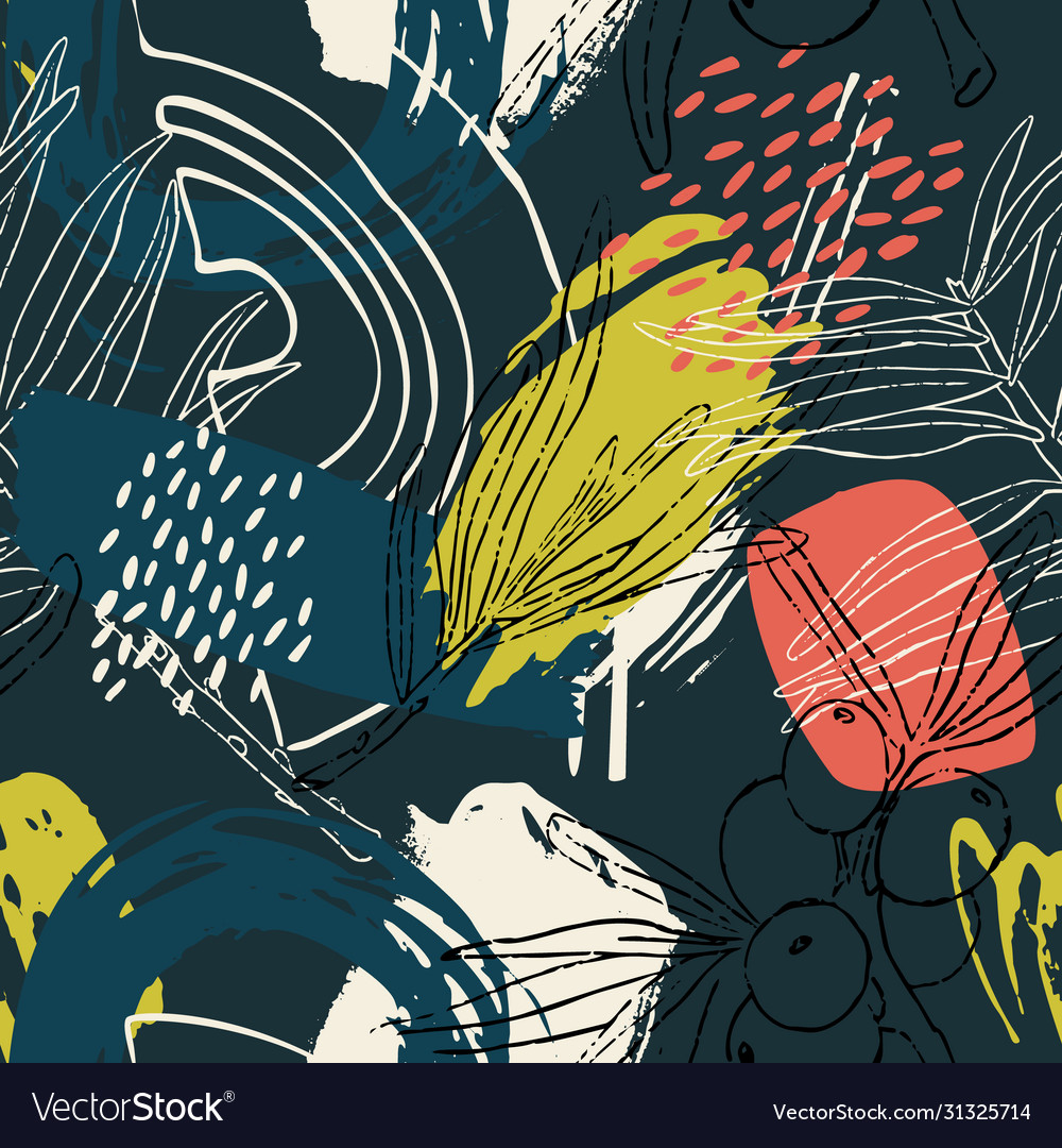 Abstract seamless pattern vector image Abstract seamless pattern