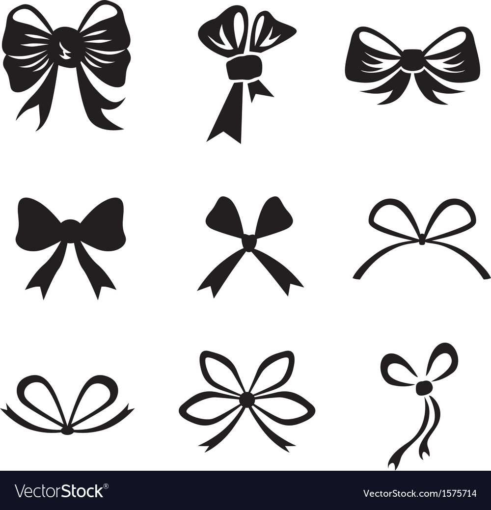 Download Bow Royalty Free Vector Image - VectorStock