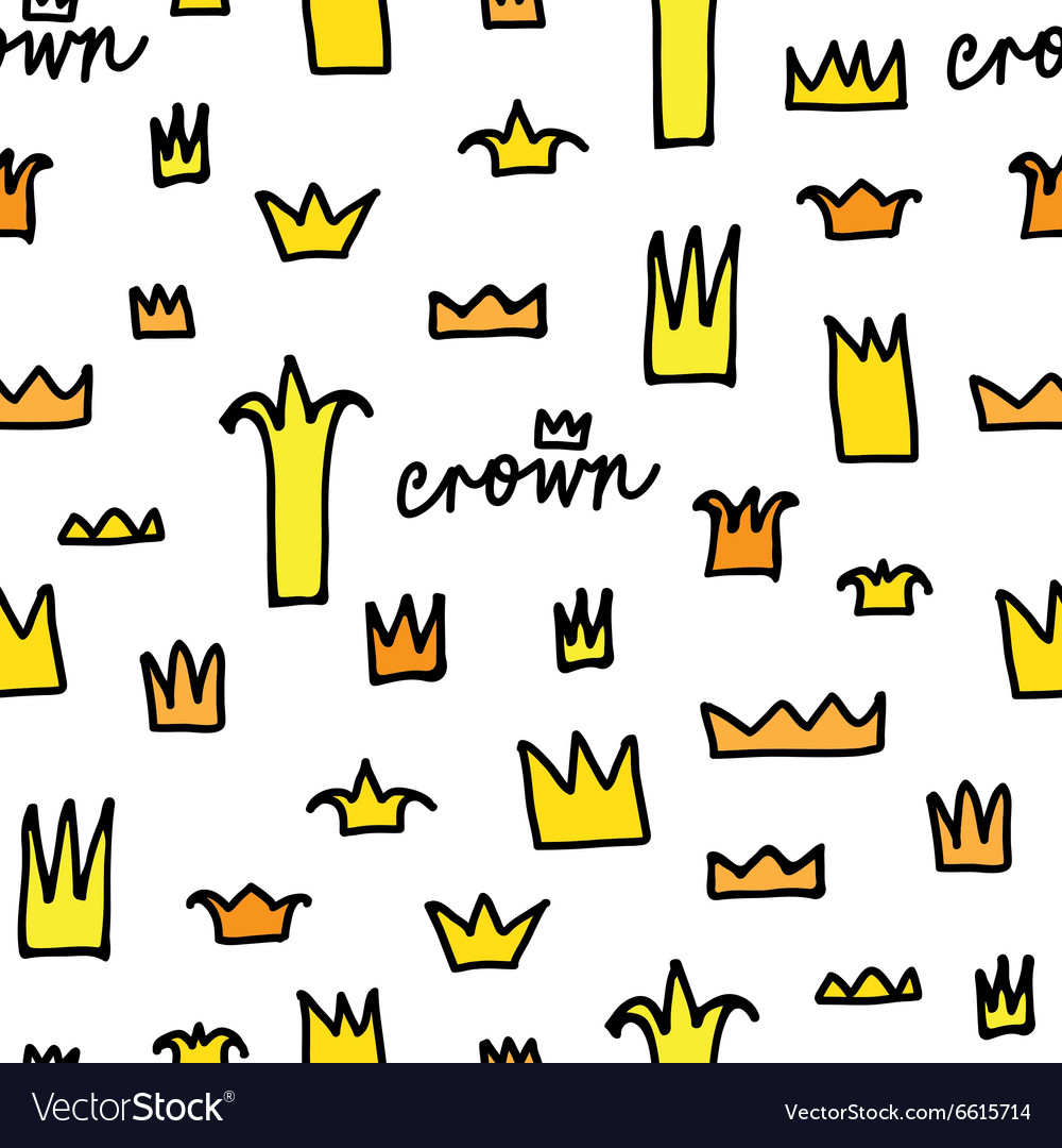 Crowns patterns background