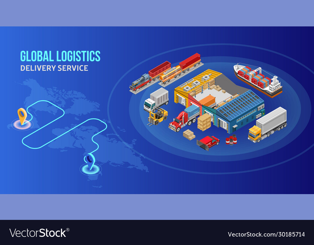 Global Delivery Route Map