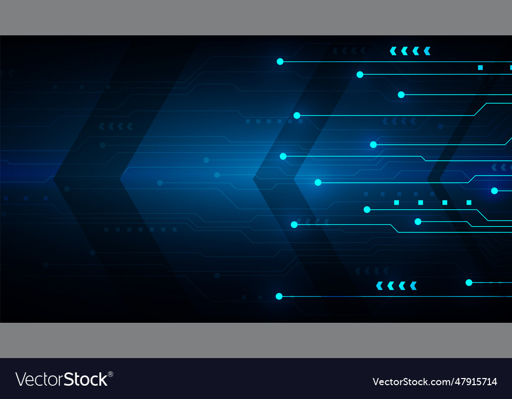 Technology background with hi-tech digital data vector image Technology background with hi-tech digital data