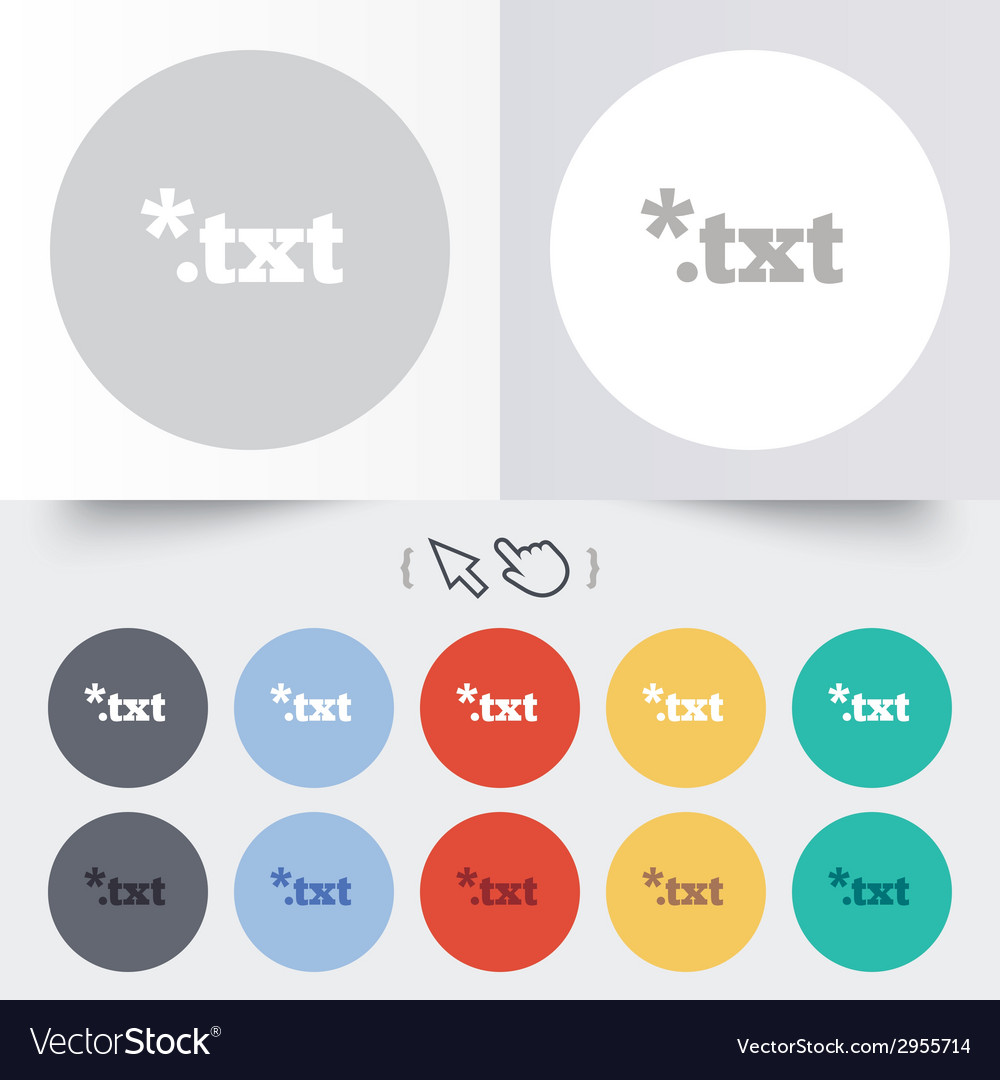 Text file icon download txt doc button