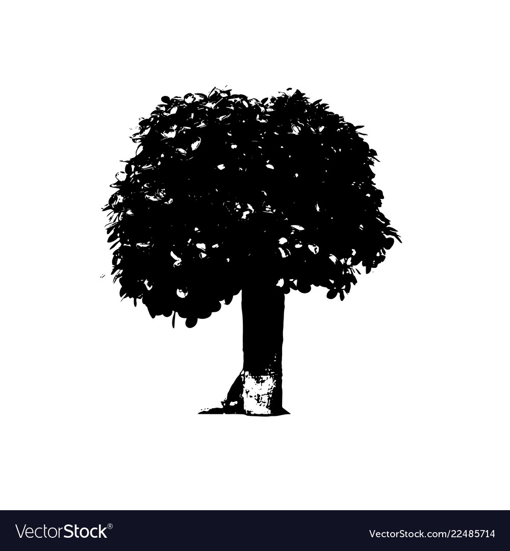 Tree 02 vector image Tree 02