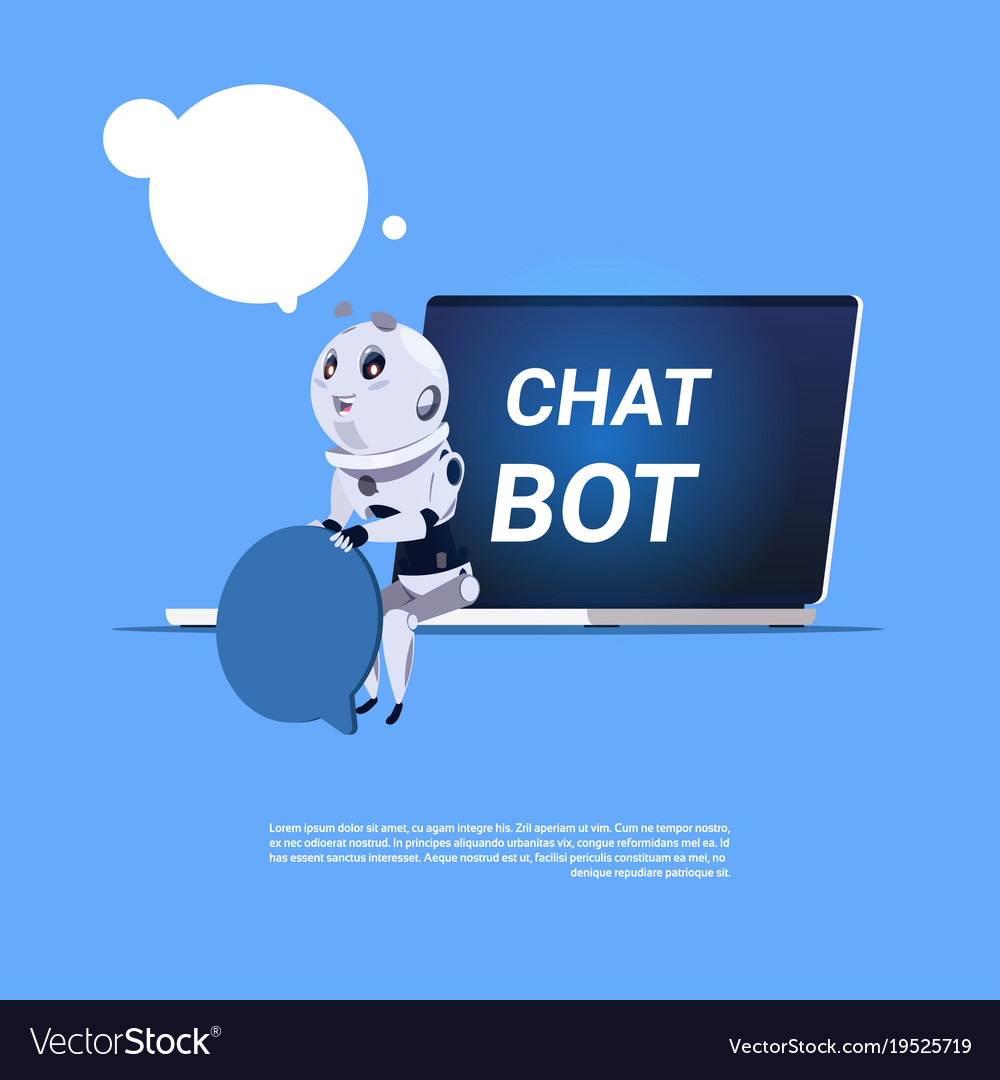Chat bot app of technical support in laptop