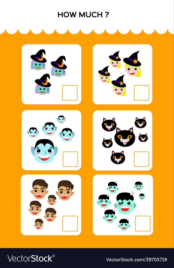 Happy Halloween Math Game For Kids With Monsters Vector Image happy-halloween-math-game-for-kids-with-monsters-vector-image