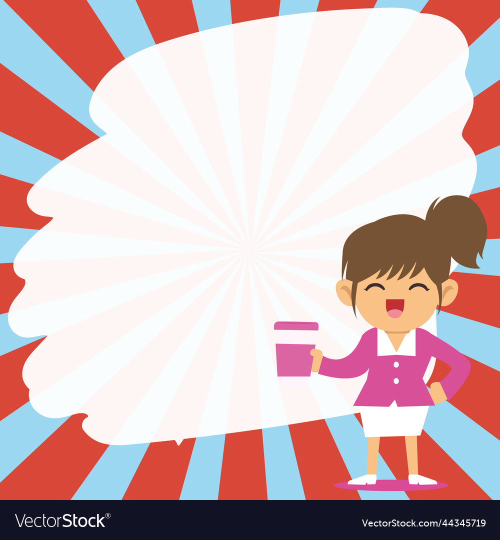 Instructor drawing pointing stick on empty Vector Image Instructor drawing pointing stick on empty