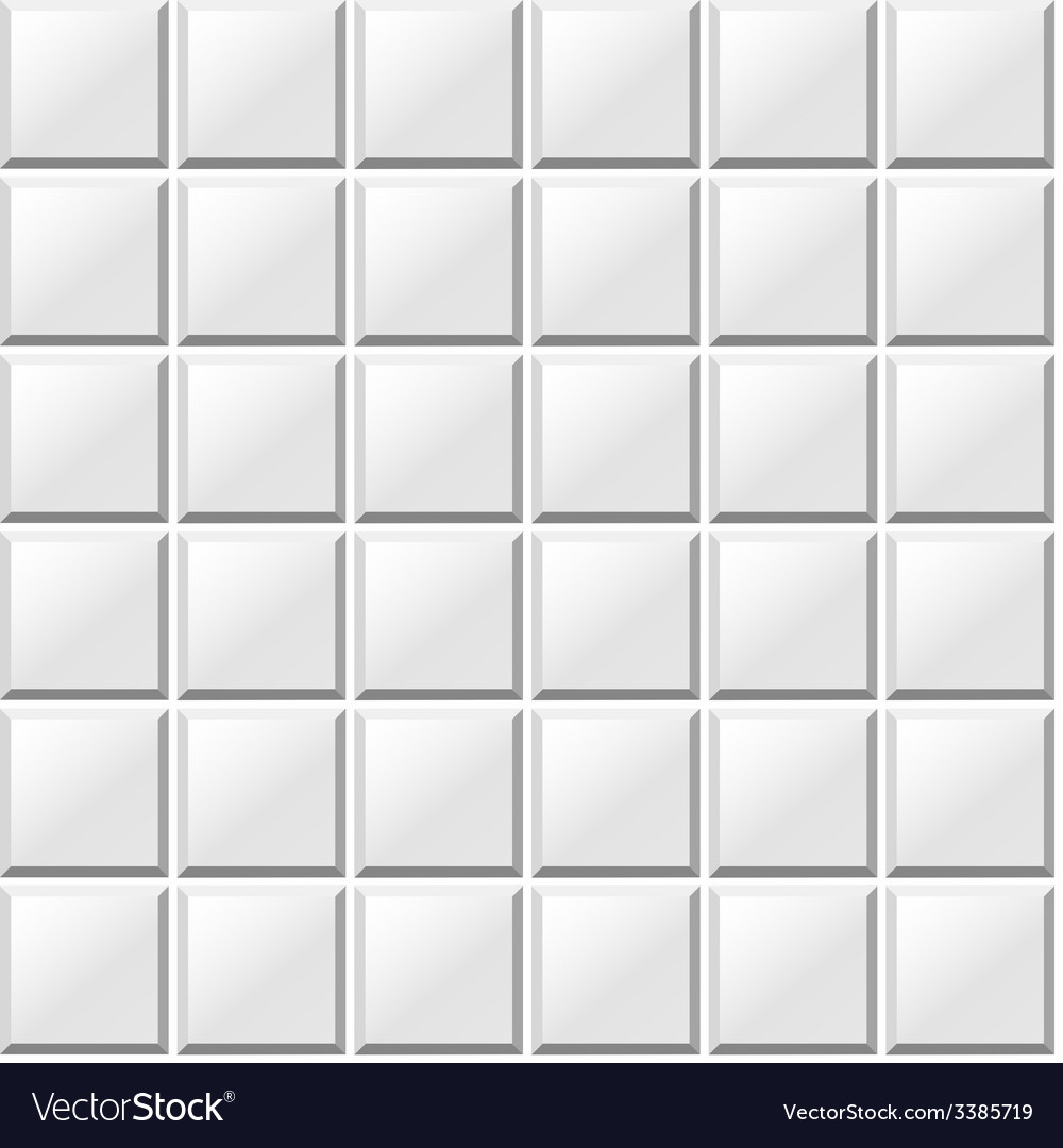 White Square Tile Pattern