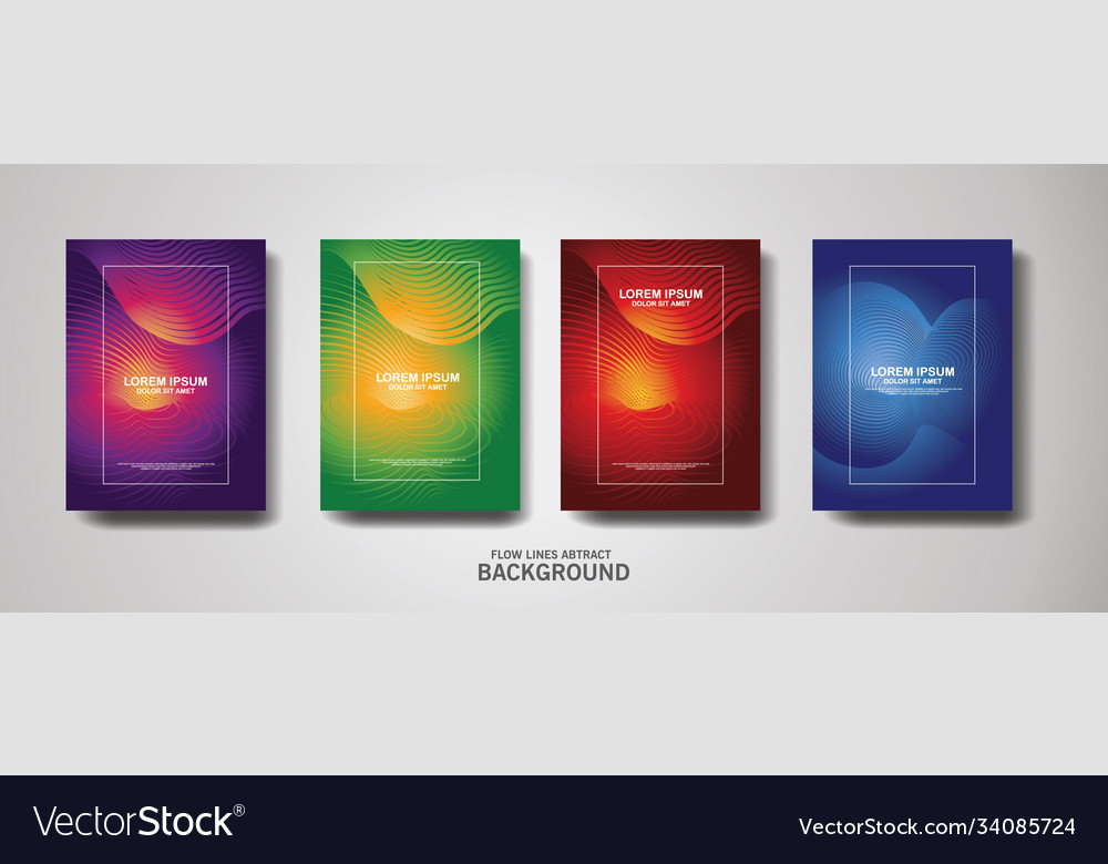 Abstract flow lines pattern background vector image Abstract flow lines pattern background