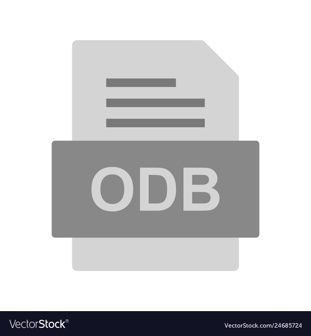 Odb file document icon