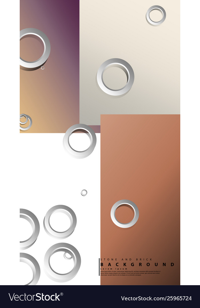 Ring abstract rectangular background with drop vector image Ring abstract rectangular background with drop