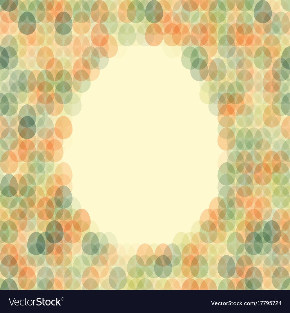 Seamless pattern easter card with space for text