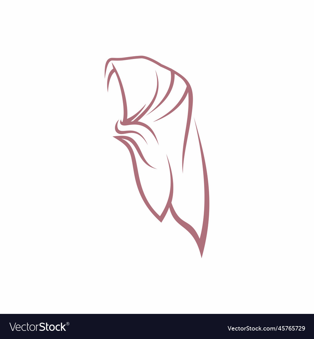 Beauty hijab logo designs muslimah fashion