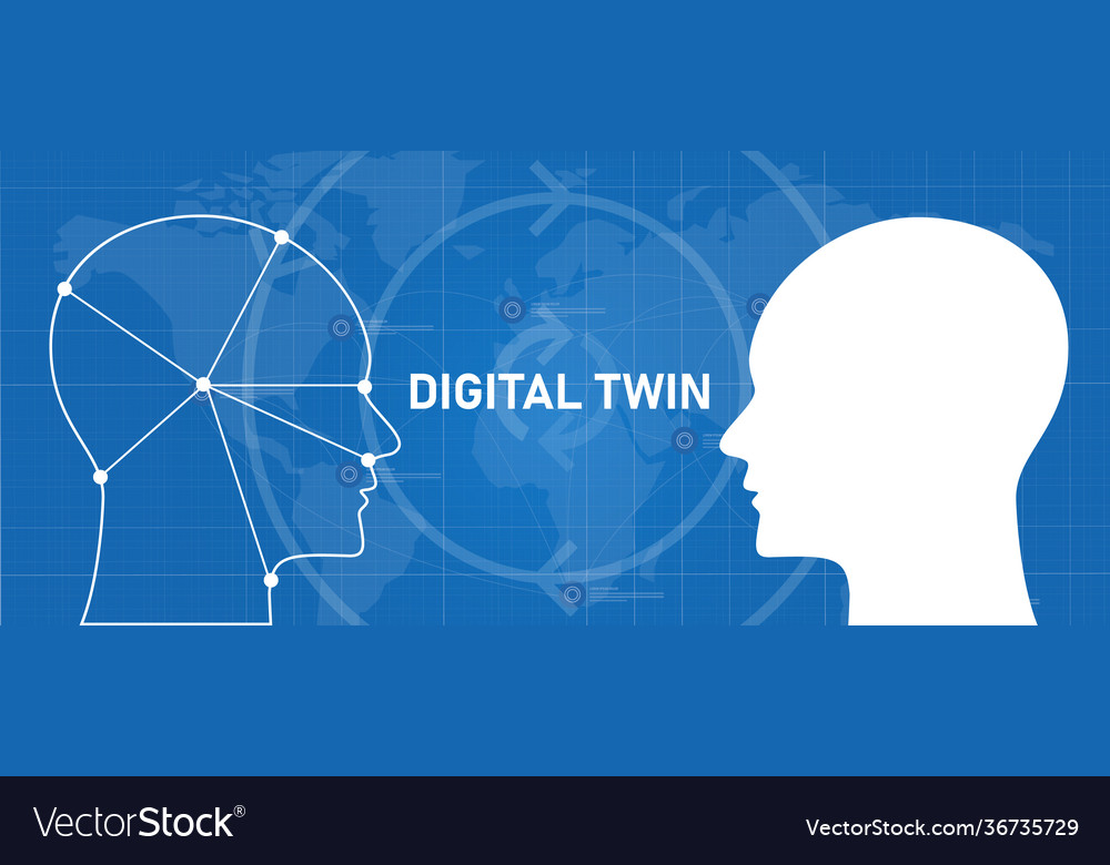 Digital twin technology for modelling into virtual