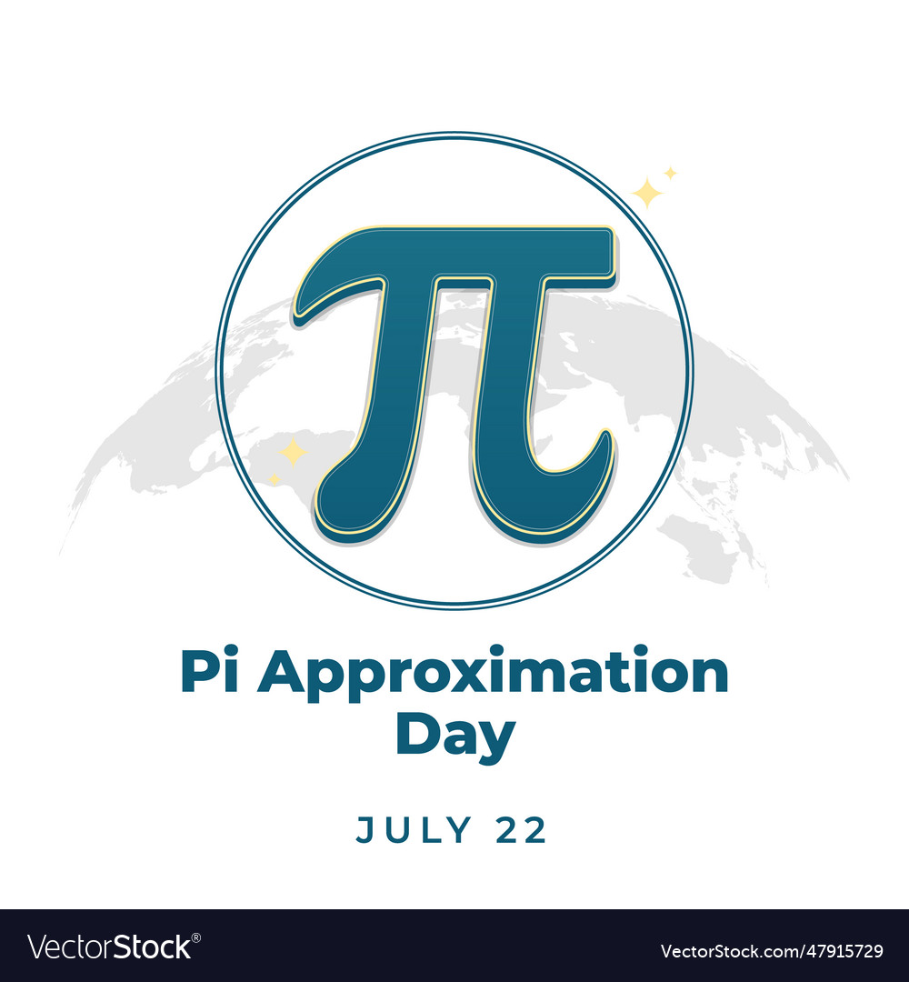 Graphic of pi approximation day good