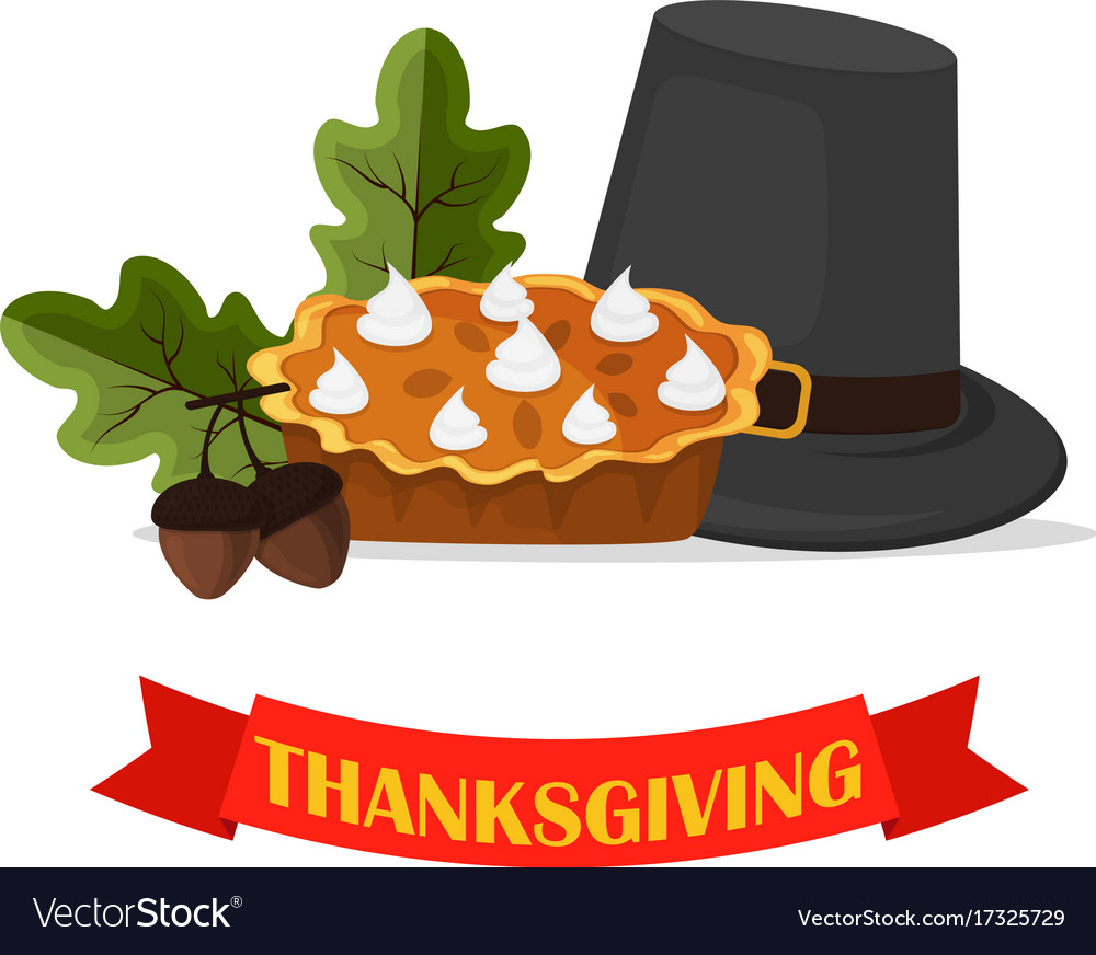 Happy thanksgiving celebration design cartoon