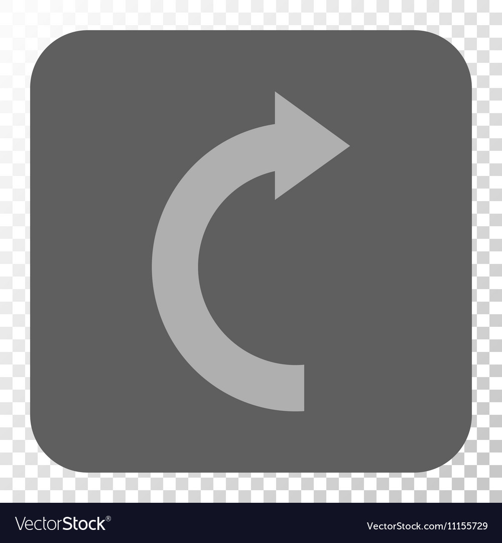 Rotate right rounded square button