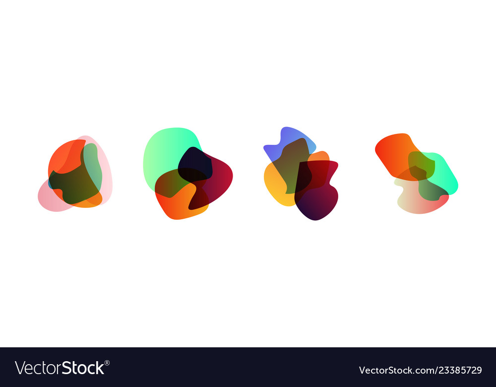 Set of colorful elements design Royalty Free Vector Image