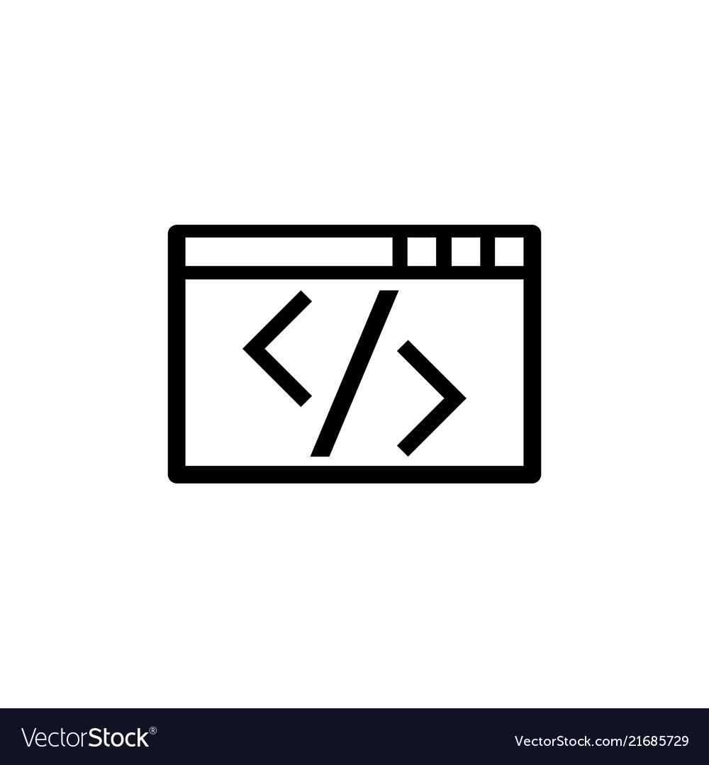 Web-Programmierung Anwendung bearbeiten digitaler Code vector image Web-Programmierung Anwendung bearbeiten digitaler Code